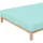 schlafgut Pure Baumwolle 90 x 190 - 100 x 220 cm petrol light