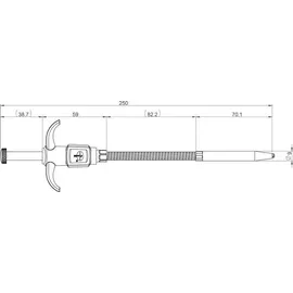 Hesse Krallengreifer Gesamt-L.250mm