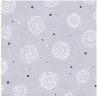 Profhome Kinder Tapete 0,53 m x 10 m 5,33 m2 Grau/Rosa/Weiß 771391-GU