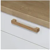 ekengriep Möbelgriff 253, Holzgriff aus Eiche für Küche, IKEA Schrank, Schubladen usw. beige Bohrlochabstand: 160mm