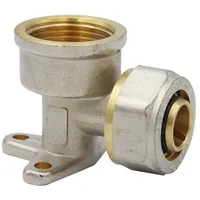 Pipetec Schraubfitting Wandwinkel 20x2 mm 3/4 Zoll ig Wandscheibe
