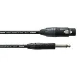 Cordial Mikrofonkabel XLR female / 6,3mm Klinken-Stecker 10,0m (CPM 10 FP)