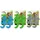 all for paws Green Rush Gecko 9 cm Grün