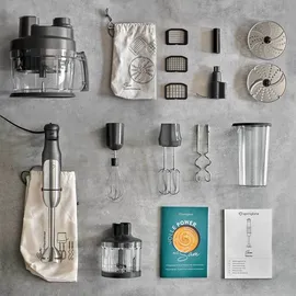 Springlane Sam Edelstahl Stabmixer Set 800 Watt