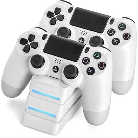 Snakebyte PS4 Twin:Charge 4 weiß