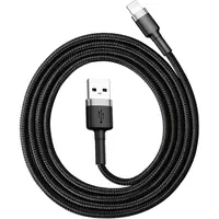 Baseus Cafule USB Lightning Cable 2.4A 1m (Gray+Black)