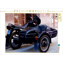 CALVENDO Puzzle CALVENDO Puzzle JAWA-Motorrad mit Beiwagen in Havanna 1000 Teile Lege-Größe 64 x 48 cm Foto-Puzzle Bild von Henning von Loewis of Menar, 1000 Puzzleteile