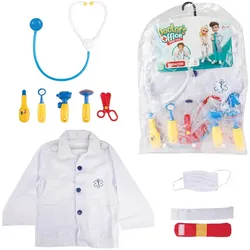 Toi-Toys - Doktor Verkleidungsset mit Jacke und Zubehör (10 teilig)