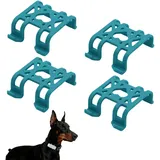 Tractive GPS-Hunde-Tracker-Gummi-Clip, 4 Stück, blaue Tractive Gummi-Halterung, Haustier-Tracker für Hunde, Gummi-Befestigungs-Clips, kompatibel mit Tractives Gps Soft Pet Locator Clip (blau)