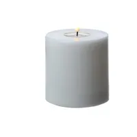 283 LED Stumpenkerze Mia 10 cm 10 cm weiß