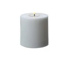 283 LED Stumpenkerze Mia 10 cm 10 cm weiß