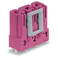 WAGO 770-893 Netz-Steckverbinder WINSTA MIDI Stecker, für Leiterplatten, gerade,
