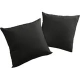 Wirth Kissenbezug Newbury 50 x 50 cm Schwarz