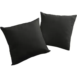 Wirth Kissenbezug Newbury 50 x 50 cm Schwarz