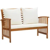 vidaXL Garten-Lounge-Set natur/weiß 310263