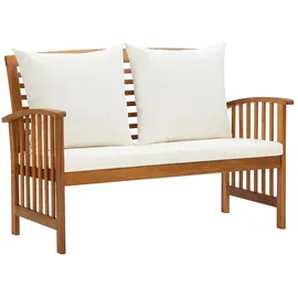 vidaXL Garten-Lounge-Set natur/weiß 310263