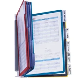 Schild I DURABLE VARIO® Sichttafel-System wall 10, 5-farbig, inkl.Befestigungsmaterial/Zubehör