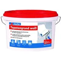 Baufan Tapetengrund Weiß matt 2,5 l
