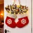 zecnaud Türkranz Weihnachten 35 cm mit LED Beleuchtung