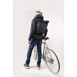 Troika Roll Top Rucksack TROIKA BLACK ROLL TOP