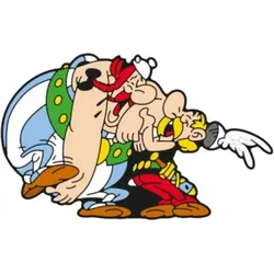 PEGASUSSPIELE PLA55006 Plastoy SAS Asterix und Obelix lachend - Magnet