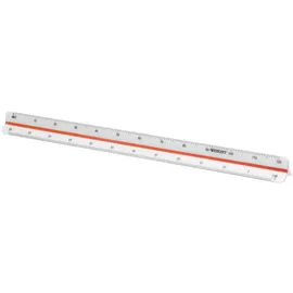 Westcott E-10162 00 Reduktionsmaßstab Architekt 2, Kunststoff, 30 cm, Weiß