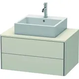 Duravit XSquare Waschtischunterschrank, 2 Schubkästen, Taupe