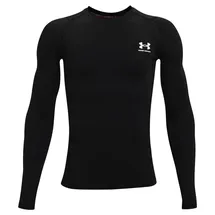 Under Armour HeatGear Armour langarm Trainingsshirt Jungen 001 black/white M 137-149 cm