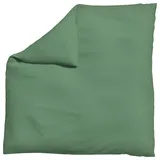 schlafgut Woven Satin Grün 200 x 200 cm