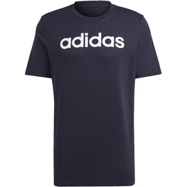 adidas Herren T-Shirt (Short Sleeve) M Lin Sj T, Legend Ink/White, IC9275, 4XL