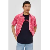 s.Oliver Kurzarmhemd mit Button-Down-Kragen - L