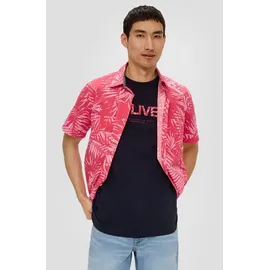 s.Oliver Kurzarmhemd mit Button-Down-Kragen - L