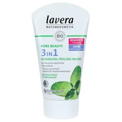 LAVERA Pure Beauty 3in1 Reinigung Peeling Maske 125 ml