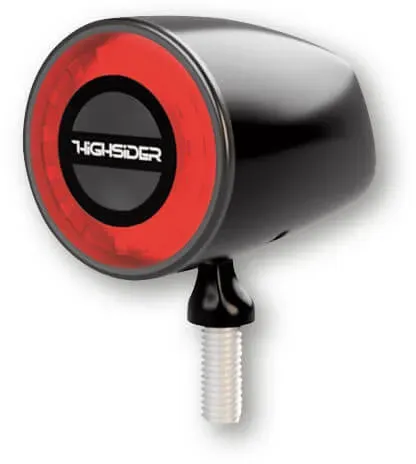 HIGHSIDER ROCKET CLASSIC LED achterlicht, zwart