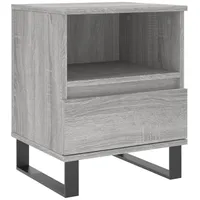 VidaXL Nachttisch Grau Sonoma 40x35x50 cm Holzwerkstoff