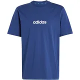 adidas Linear Single Jersey Tee dunkelblau/weiß 3XL