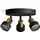 Philips Conduit 3-flammig schwarz, gold