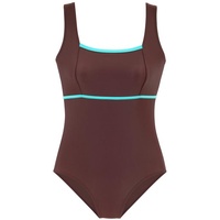 LASCANA Badeanzug Damen braun Gr.50 Cup D