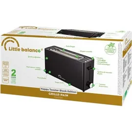 LITTLE BALANCE Happy Toast Toaster Schwarz