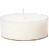Duni Maxi Teelichte, 9 Std. Ø 56 mm 9 Std. Weiß, 108 Stk/Krt (18 x 6 Stk)