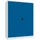 Pavoy Schwerlastschrank Metall 1950x1470x630 RAL 7035/5010 8 Fachböden a 200 kg