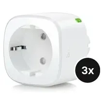 Eve Energy Matter - Steckdose mit Verbrauchsmessung - 3er-Set