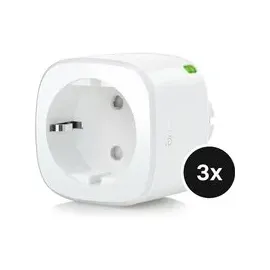 Eve Energy Matter - Steckdose mit Verbrauchsmessung - 3er-Set