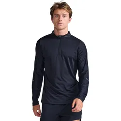 Langarmshirt 1/4 Reißverschluss 2XU Light Speed Tech SCHWARZ M