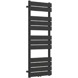neu.haus Handtuchheizkörper Voss 1200 x 500 mm 615 W schwarz Mittelventil