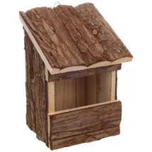 Karlie Vogelhaus - Nistkasten nistkasten für vögel für draußen wetterfest – Modell Inclino aus FSC-Holz – 14x13x20cm – schräge Bauform mit 10x6cm Eingang