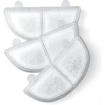 HomeRunPet Trinkbrunnen Filter, 3 STK. Ersatzfilter für Trinkbrunnen für Katzen und Hunde, Weiss