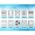 letti moderni Latex Topper 90 x 200 cm