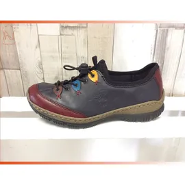 Rieker Damen N3271 Sneaker, Wine/Navy/Brandy/Azzuro/senf/schwarz 35, 37