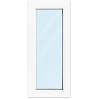 Fenster 40x90 cm, Kunststoff Profil aluplast IDEAL® 4000, Weiß, 400x900 mm, einteilig festverglast, 2-fach Verglasung, individuell konfigurieren
